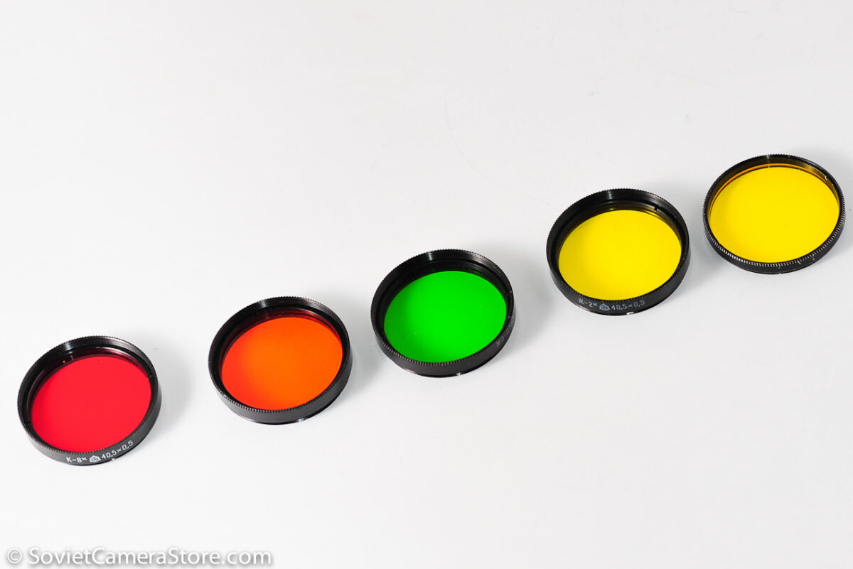 49mm soviet color filters