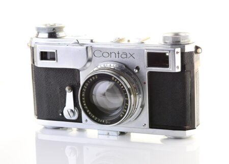 🇺🇦 Pre-war Contax II rangefinder camera with collapsible Carl Zeiss Jena Sonnar 5cm f/2.0 lens from 1937!