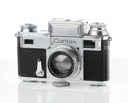 🇺🇦 Pre-war Contax III rangefinder camera with collapsible Carl Zeiss Jena Sonnar 2/50 - from 1937!