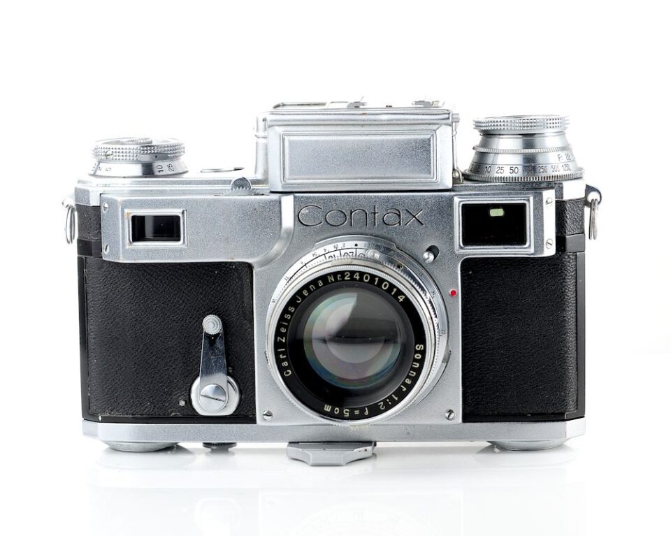 🇺🇦 Early Contax III rangefinder camera with collapsible Carl Zeiss Jena Sonnar 2/50 - from 1940! - Image 16