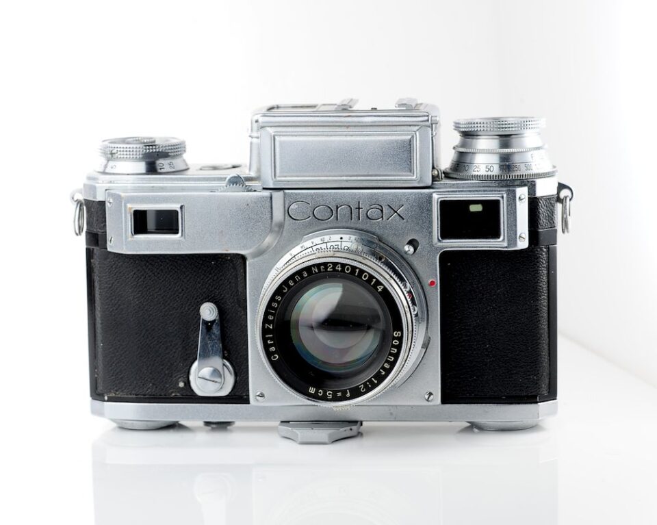 🇺🇦 Early Contax III rangefinder camera with collapsible Carl Zeiss Jena Sonnar 2/50 - from 1940! - Image 2