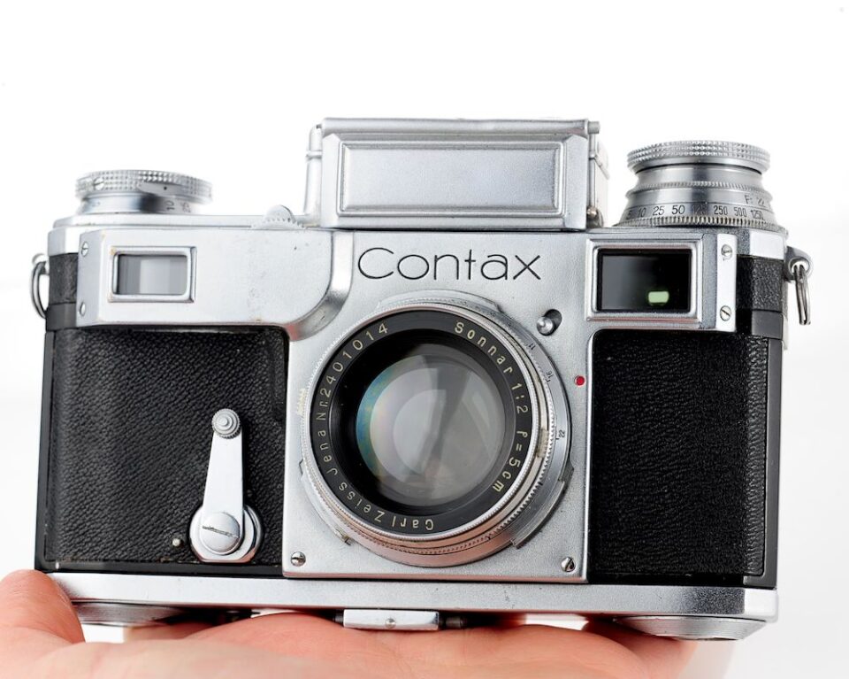 🇺🇦 Early Contax III rangefinder camera with collapsible Carl Zeiss Jena Sonnar 2/50 - from 1940! - Image 10