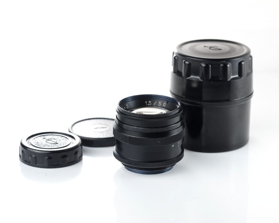 🇺🇦 RARE: Excellent JUPITER-3 50mm f/1.5, m39 LTM lens from 1983 - IN BLACK! - Image 3