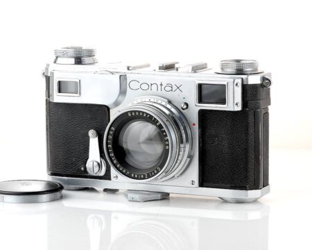 🇺🇦 Excellent pre-war Contax II rangefinder camera with collapsible Carl Zeiss Jena Sonnar 5cm f/2.0 lens from 1937!