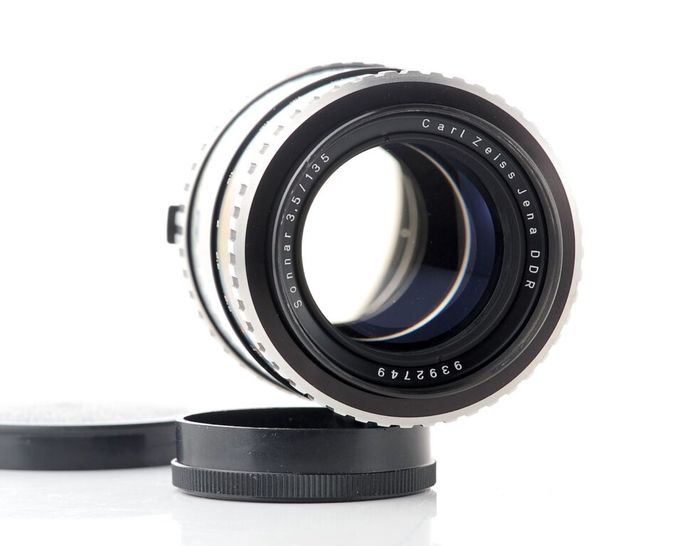 🇺🇦 Excellent Carl Zeiss Jena Sonnar 135mm f/3.5 zebra, s/n