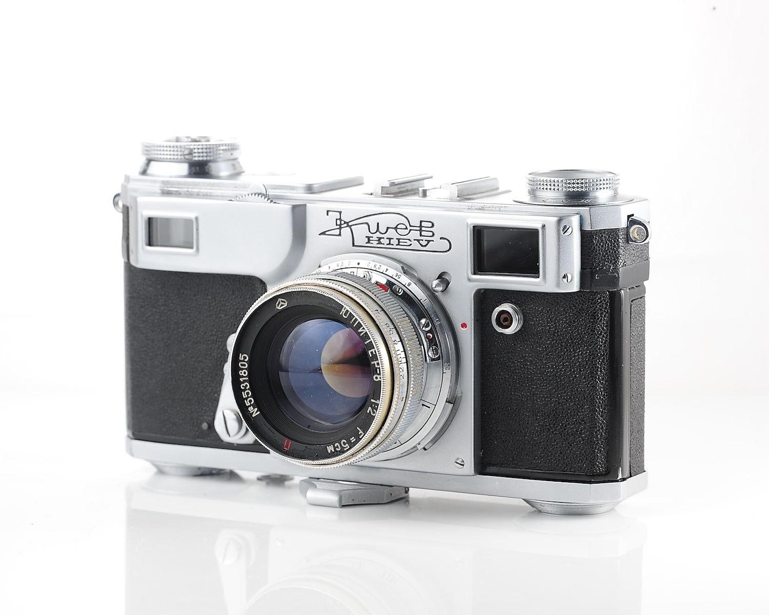 🇺🇦 RARE: Soviet Kiev-2a rangefinder 35mm film camera from 1955! - Image 3