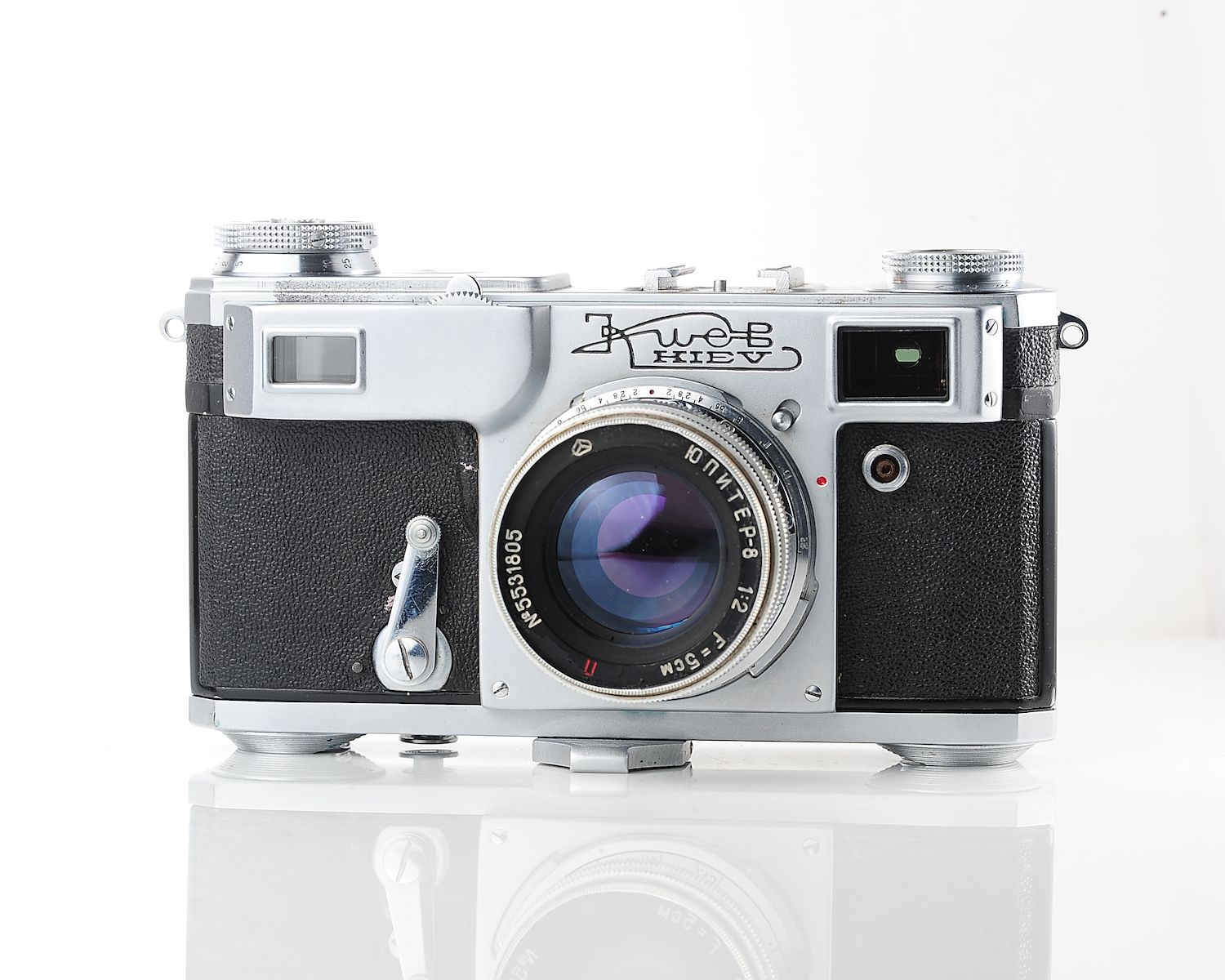 🇺🇦 RARE: Soviet Kiev-2a rangefinder 35mm film camera from 1955! - Image 4
