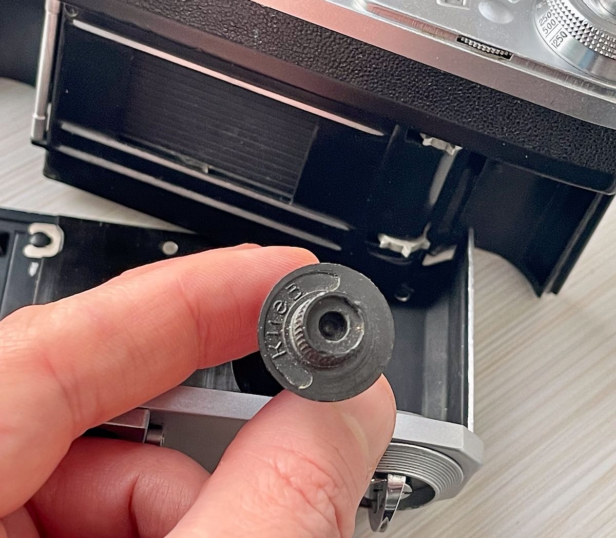 🇺🇦 RARE: Soviet Kiev-2a rangefinder 35mm film camera from 1955! - Image 13