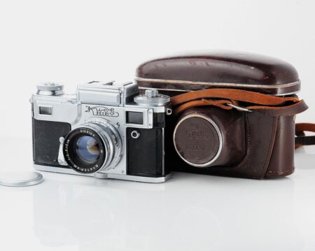 🇺🇦 Soviet Kiev-4 rangefinder 35mm film camera from 1961, boxed!